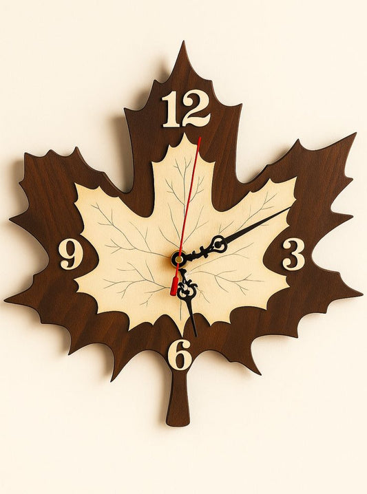 Maple Leaf Wooden
Wall Clock